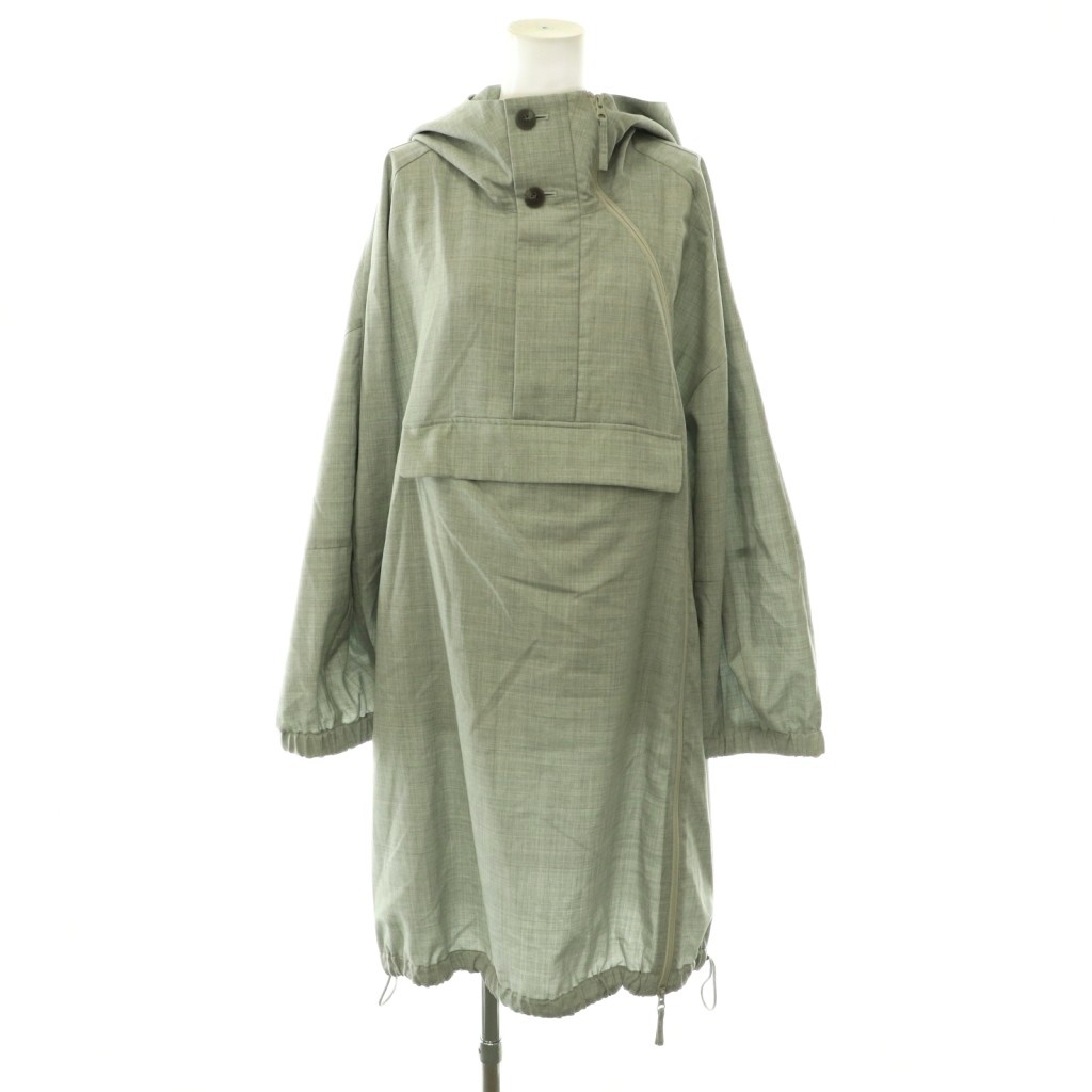 【中古】エンフォルド ENFOLD 26SS ANORAK HOODIE フーディー ワンピース 38 グレー /ES ■OS レディース 【ベクトル 古着】 260528|ブランド古着の買取販売ベクトル