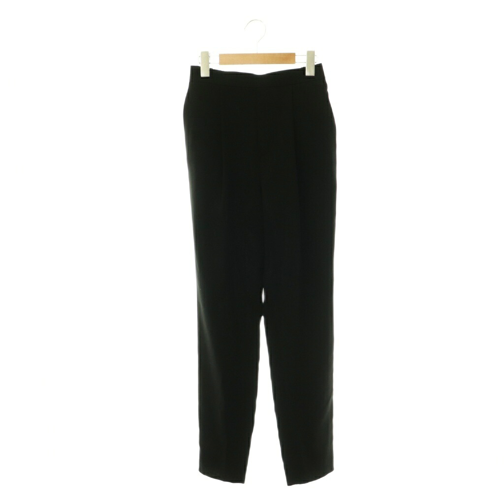 【中古】未当てはめる品 エンフォルド ENFOLD 26SS ELASTIC JODHPURS フルレングスパンツ テーパード 38 黒いこと /CX ■os レディース 【ベクター 古着】 260528