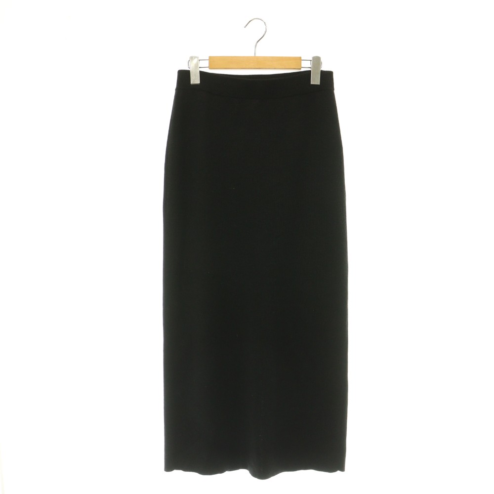 【中古】ドゥーズィエムクラス DEUXIEME CLASSE tranquil knit スコート リネン混編み物 ロング きつい 36 黒いこと /MY ■os レディース 【ベクター 古着】 260529