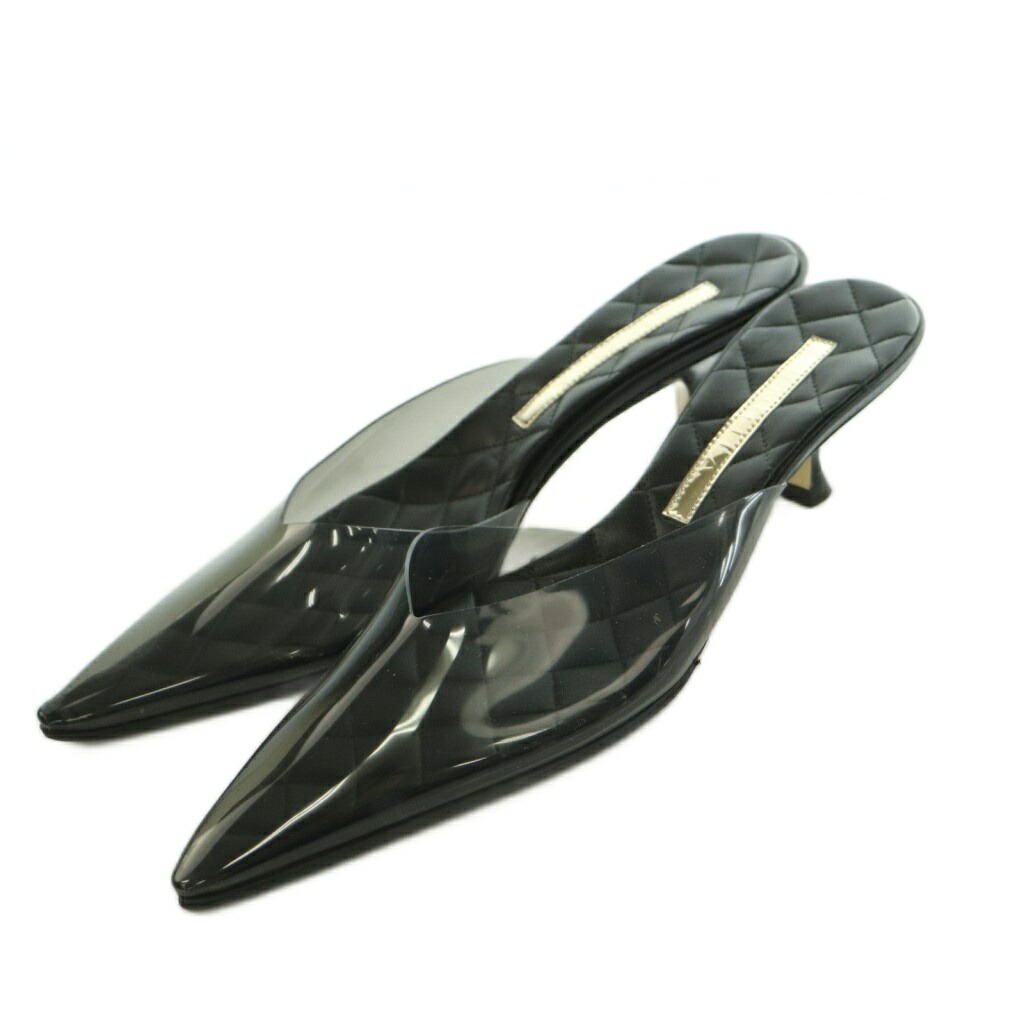 【中古】ブレンテッラ BRENTELLA 25SS ALIDEA MULE ミュール ポインテッドトゥ 36 23.0糎 黒 /MI ■os レディース 【ベクター 古着】 260528