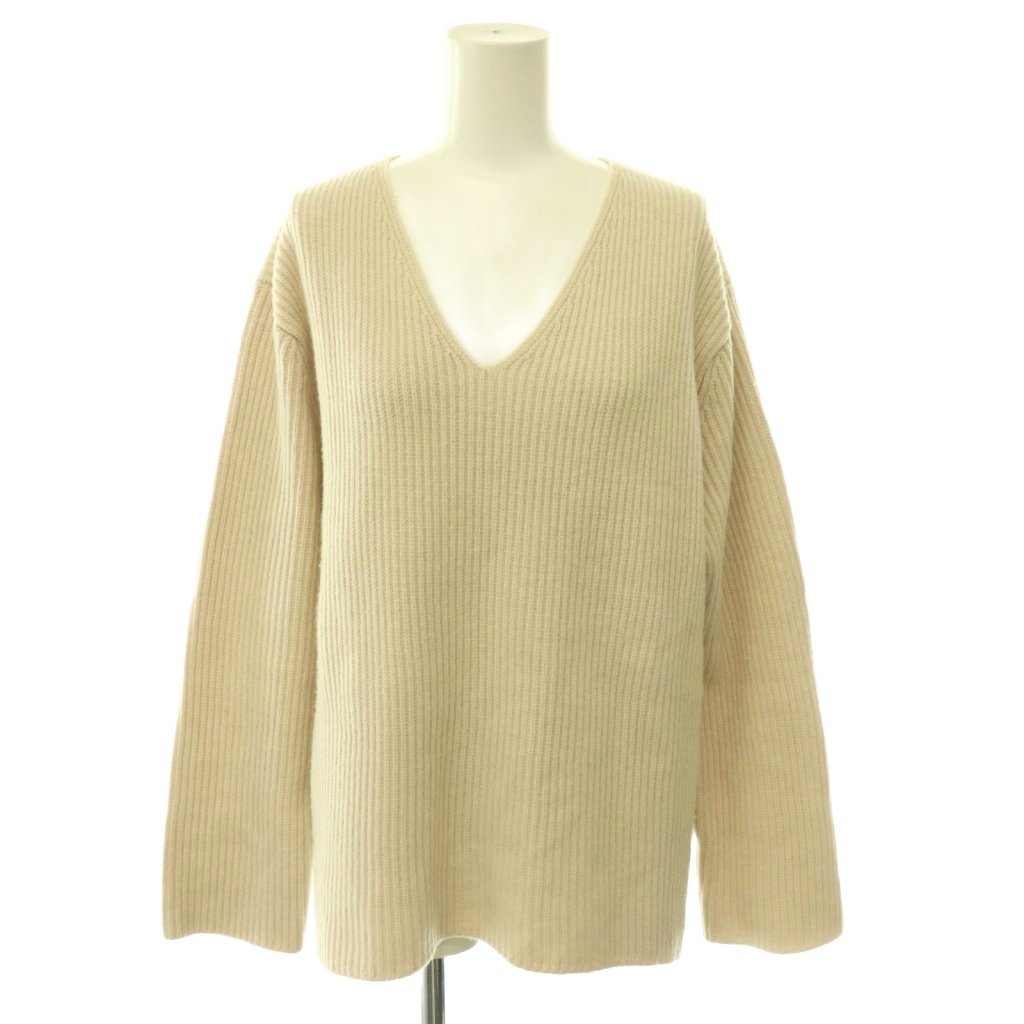 【中古】ドゥーズィエムクラス DEUXIEME CLASSE エブリデイアイライク EVERYDAY I LIKE 24AW Lia V/N sweater セーター ニット Vネック ウール カシミヤ混 長袖 ベージュ /HS ■OS レディース 【ベクトル 古着】 260531|ブランド古着の買取販売ベクトル
