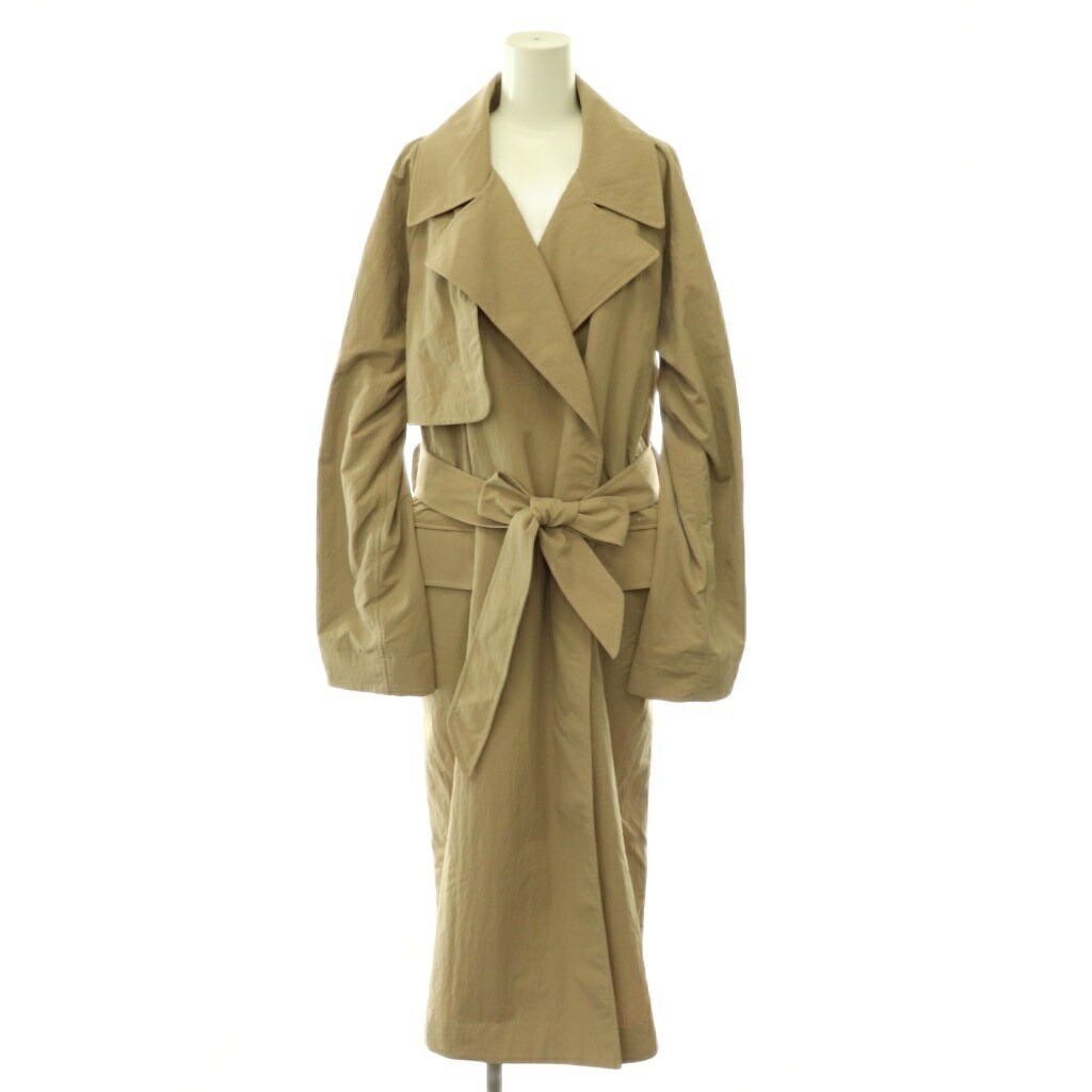 【中古】ルル檸檬 lululemon 26SS Classic-Fit Trench Coat トレンチコート 三春 メッシュ裏地 M ベージュ /CX ■os ■SH レディース 【ベクター 古着】 260528