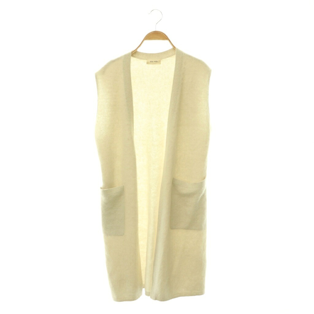 【中古】デプレ DES PRES トゥモローランド 24AW 稲荷カシミール ロングジレ より良い ラメ F 点火装置ベージュ /CX ■os レディース 【ベクター 古着】 260528
