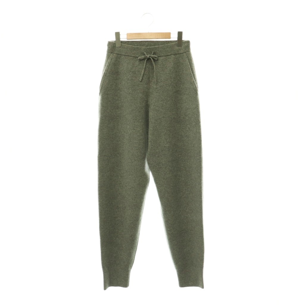 【中古】アパルトモン ドゥーズィエムクラス L\u0027Appartement DEUXIEME CLASSE 24AW GRAY KNIT JOGGER PANTS 編み物 ジョガーパンツ 薄墨色 /DF ■os レディース 【ベクター 古着】 260604