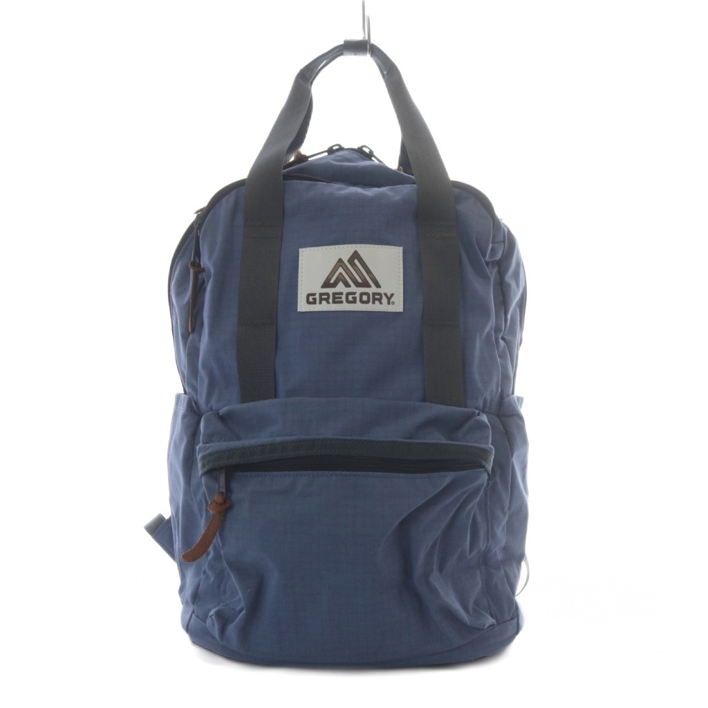 【中古】グレゴリー GREGORY イージーピージーデイ うしろ側風呂敷き包み 御徒面子 背嚢 ナイロン 18L 青色 /YO32  【ベクター 古着】 260602
