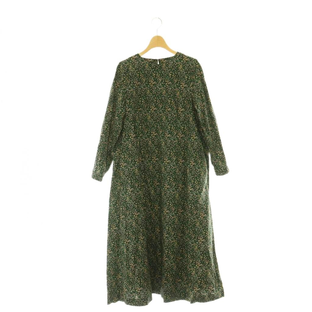 【中古】ヤエカ YAECA 柄 衣裳 花柄 綿織物 M 黒 マルチ色合い 94754 /CX ■os レディース 【ベクター 古着】 260602