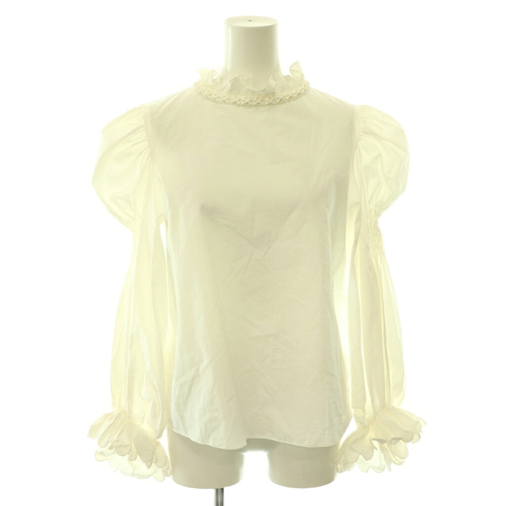 【中古】ホラーヴァキュイ HORROR VACUI CLAIRE BLOUSE ブラウス XS ホワイト /ES ■OS レディース 【ベクトル 古着】 260609｜ブランド古着の買取販売ベクトル