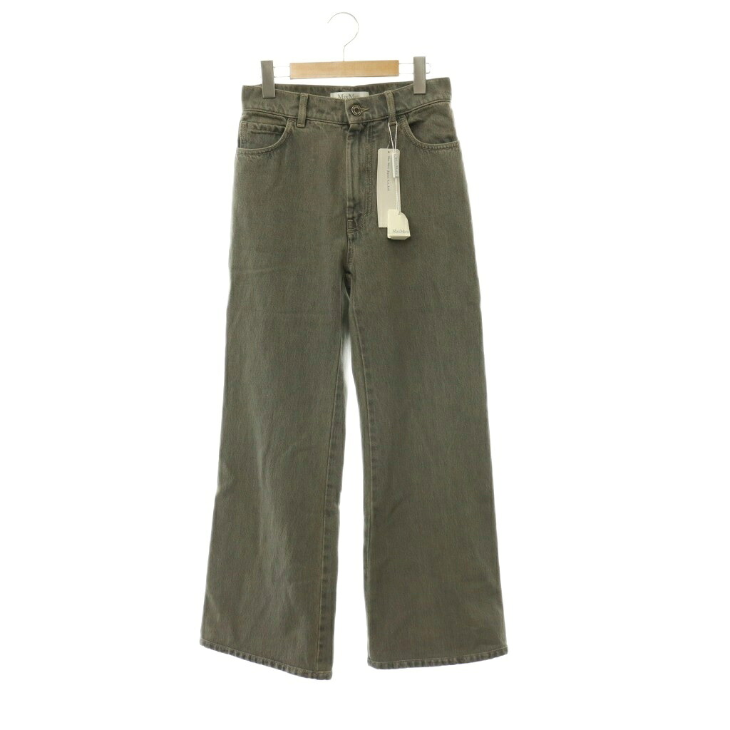 【中古】未使用品 マックスマーラ MAX MARA 26SS ハイライズワイドデニムパンツ ジーンズ IT36 グレー /ES ■OS レディース 【ベクトル 古着】 260623｜ブランド古着の買取販売ベクトル 25,050円