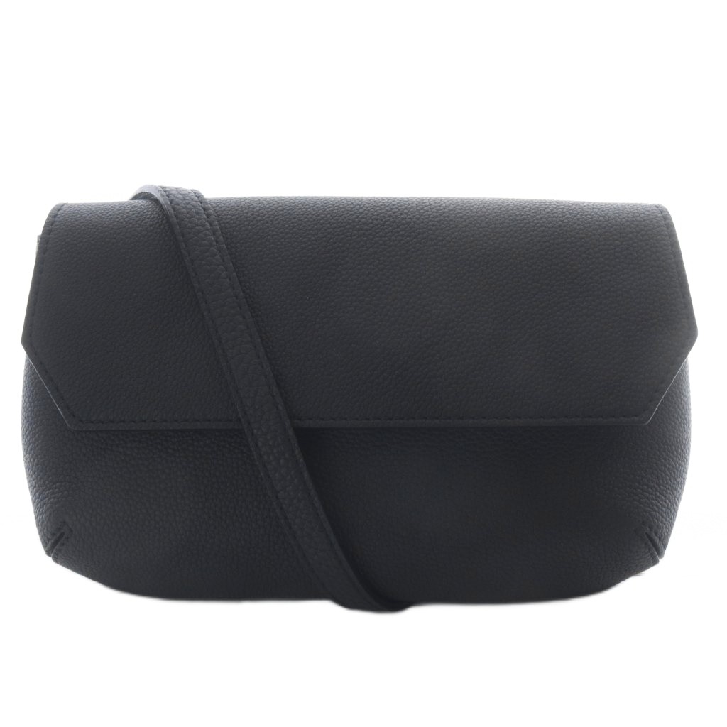 【中古】ガンゾ GANZO French calf ショルダーバッグ ワンショルダー レザー ブラック /YO35 ■AD レディース 【ベクトル 古着】 260622｜ブランド古着の買取販売ベクトル
