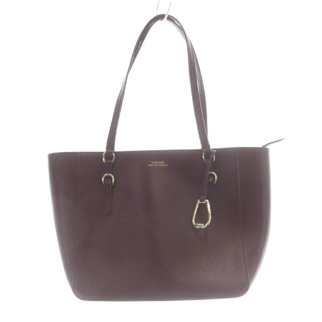 【中古】ローレンラルフローレン LAUREN RALPH LAUREN サフィアーノレザートートバッグ ハンドバッグ 紫 パープル /SR レディース 【ベクトル 古着】 260625|ブランド古着の買取販売ベクトル