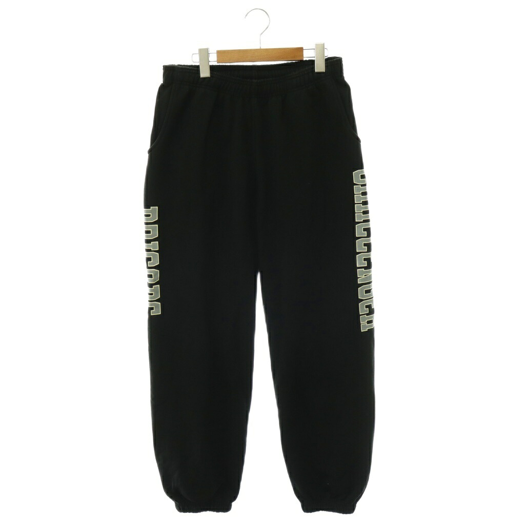 【中古】チャレンジャー CHALLENGER COLLEGE SWEAT PANTS スウェットパンツ イージー ジョガー ロゴプリント 裏起毛 M 黒 ブラック /HS ■OS ■SH メンズ 【ベクトル 古着】 260623｜ブランド古着の買取販売ベクトル