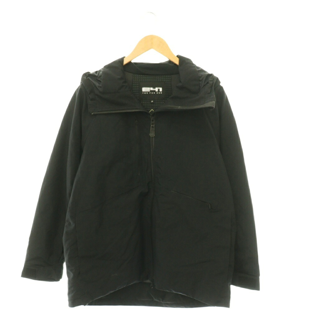 【中古】トゥーフォーワン 241 アパルトモン別注 GORE-TEX MOUNTAIN JACKET ジャケット マウンテンパーカー アウター ジップアップ F 黒 ブラック MB1960 /NR ■OS レディース 【ベクトル 古着】 260625|ブランド古着の買取販売ベクトル