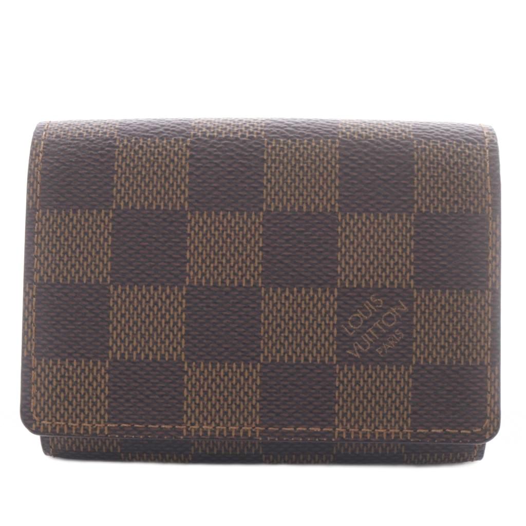 【中古】ルイヴィトン LOUIS VUITTON ダミエ アンヴェロップ カルト ドゥ ヴィジット カードケース 名刺入れ ダークブラウン N62920 /YO37 ■OH メンズ レディース 【ベクトル 古着】 260709｜ブランド古着の買取販売ベクトル 14,280円