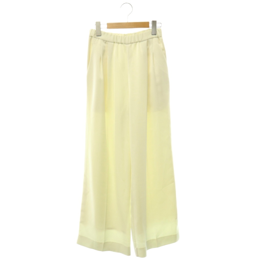 【中古】メゾンドドルチェ maison de Dolce. luxs pants パンツ イージー タック ワイド S オフホワイト /HS ■OS レディース 【ベクトル 古着】 260703｜ブランド古着の買取販売ベクトル