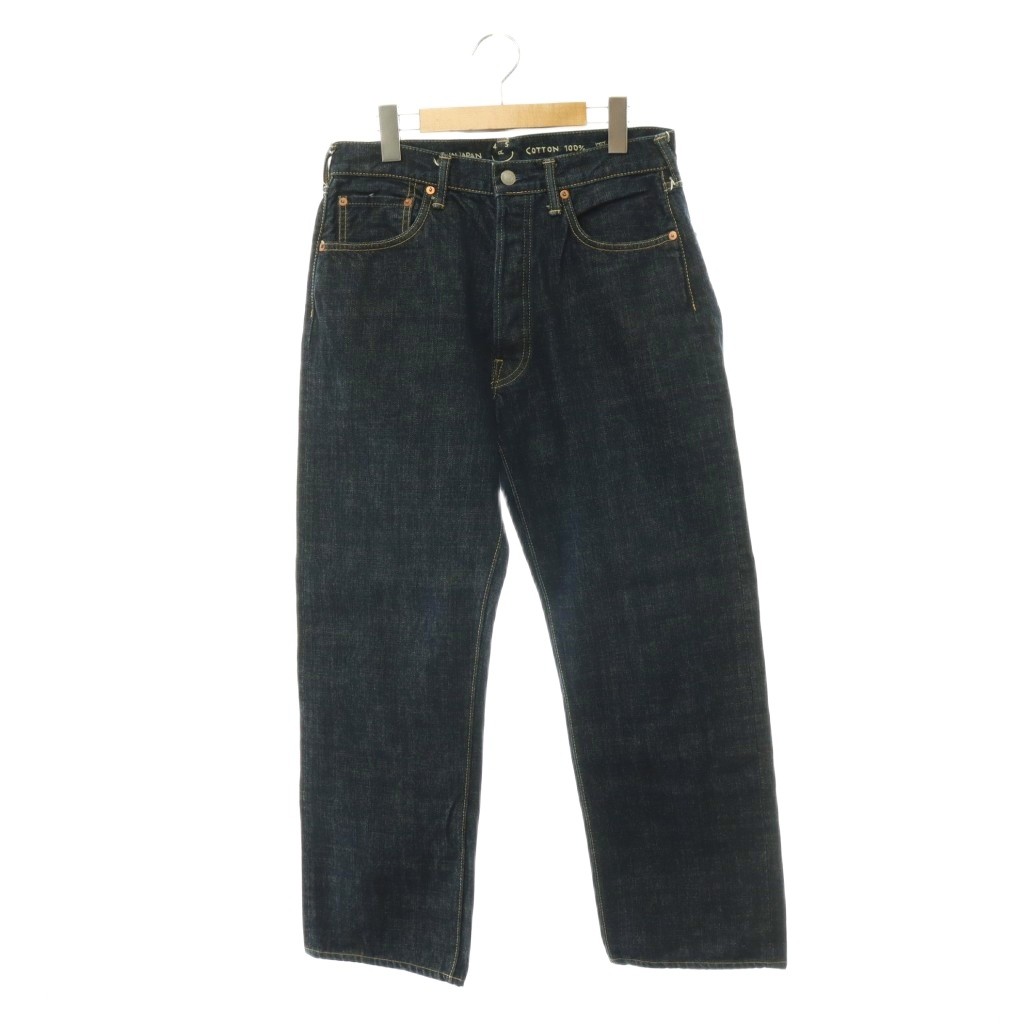 【中古】フォーティーファイブアールピーエム 45R 45rpm 空比古比女 デニム パンツ ジーンズ ボタンフライ 30 インディゴ /HS ■OS レディース 【ベクトル 古着】 260721｜ブランド古着の買取販売ベクトル 11,130円