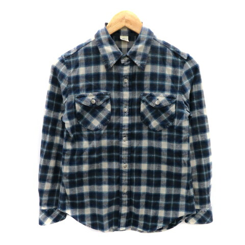 Ron Herman コットンオンブレチェックオープンカラーシャツ 楽天市場】【中古】 Ron Herman (ロンハーマン) Check shirt