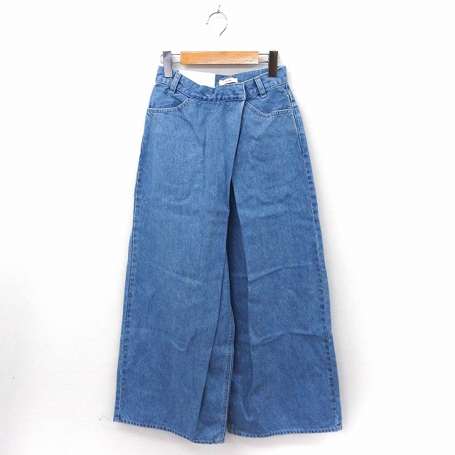 clane ワイド　デニム　パンツ　0 未使用タグ付き 中古・古着通販】CLANE (クラネ) SuzuHirose (スズヒロセ) TUCK