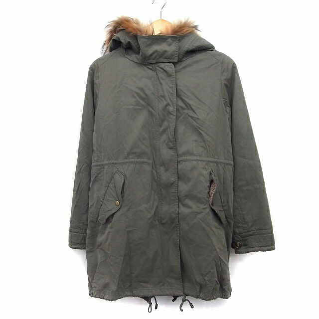 ザデイズトウキョウ モッズコート ロング丈 裏ボアライナー フード F  