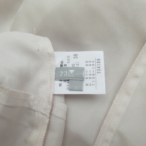 中古 23区applaudir ワンピース フレア 花柄 レース ノースリーブ シフォン 38 ピンク レディース ベクトル 古着 Christine Coppin Com