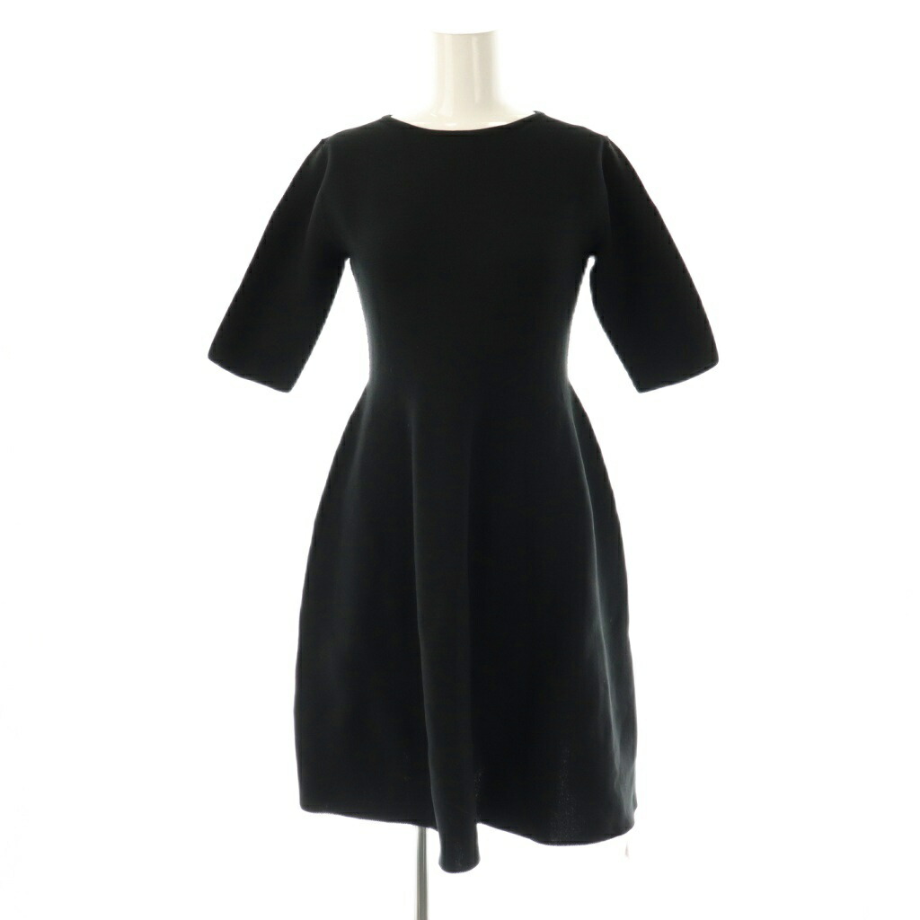 美品　スナイデル　タックミニワンピース　黒 スナイデル SNIDEL 復刻タックミニワンピース ポップアップ 今期