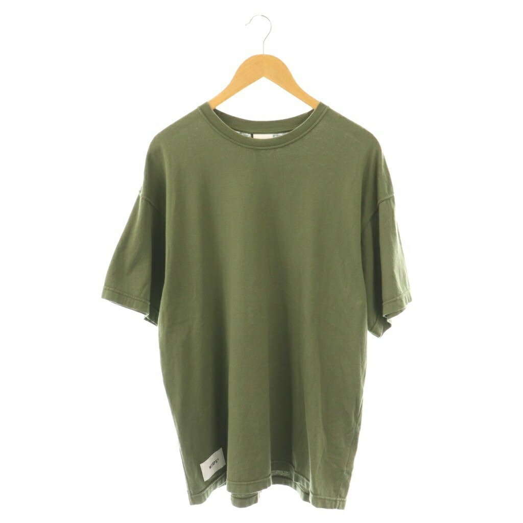 【中古】ダブルタップス WTAPS 23SS Tシャツ 231ATDT-CSM29 INGREDIENT/SS/COTTON カットソー 半袖 02 カーキグリーン /ES ■GY53 メンズ 【ベクトル 古着】 251009