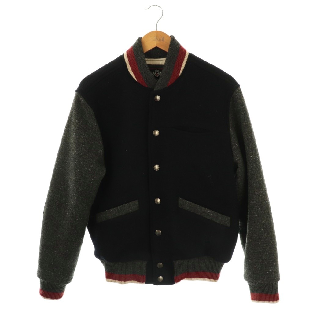 楽天市場】ヴァンヂャケット バックアーチロゴ スタジャン M ブラック