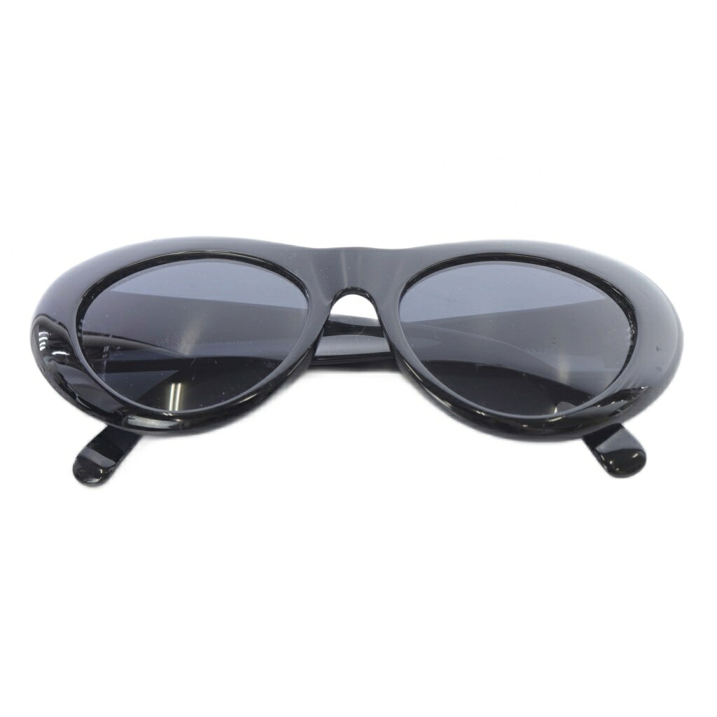 【中古】ジャンニヴェルサーチ ヴェルサーチェ GIANNI VERSACE メデューサ オーバル サングラス ロゴ 黒 ブラック /SR ■GY57 レディース 【ベクトル 古着】 251128