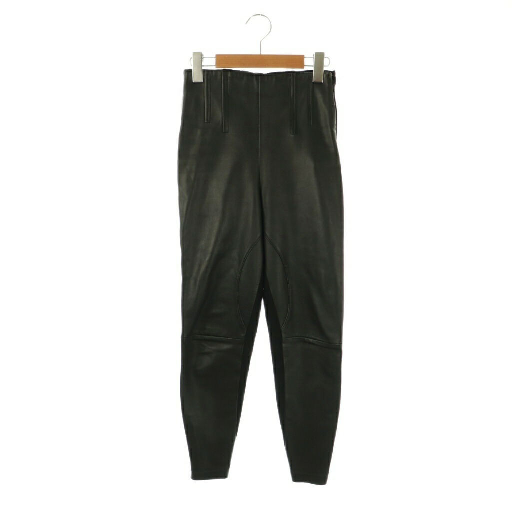 【中古】ピンコ PINKO レザーパンツ 38 ブラック /DO ■GY57 レディース 【ベクトル 古着】 251201