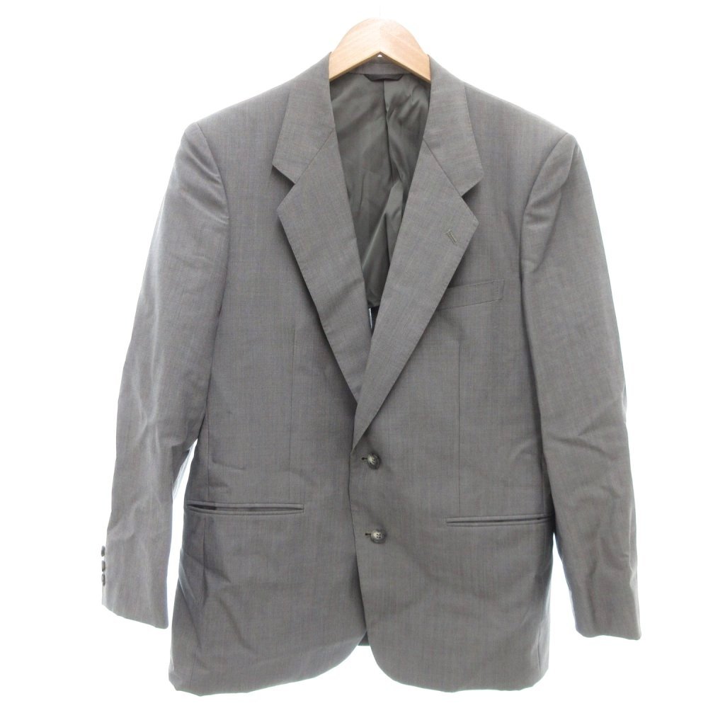 【希少美品】BALENCIAGA テーラードジャケット ピークドラベル イタリア BALENCIAGA - バレンシアガ 90s オールド テーラードジャケット グレー