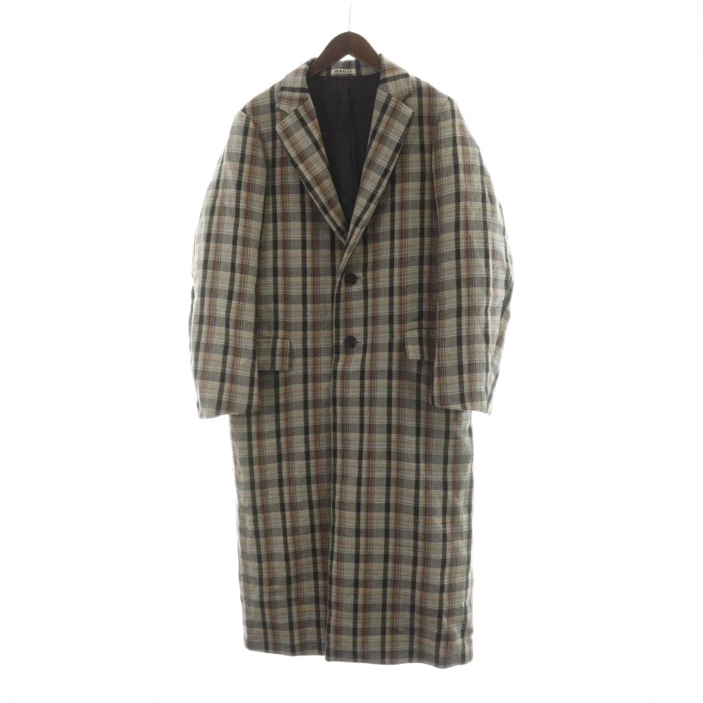 AURALEE グレー ダッフルコート AURALEEのダッフルコート（グレー系）を使った人気ファッション