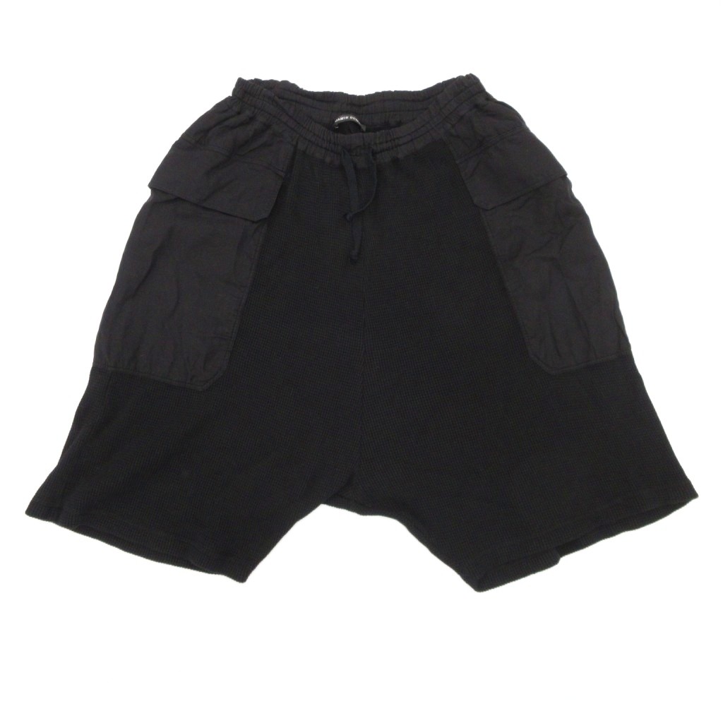 【中古】DAMIR DOMA カーゴショーツ ビッグポケット サルエル 42 黒 ブラック /UO ■GY58 メンズ 【ベクトル 古着】 251217