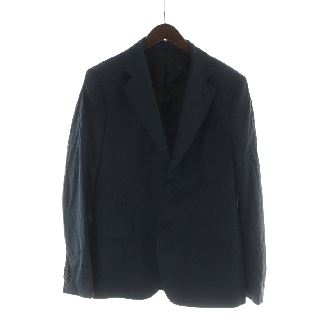 【中古】ステラマッカートニー STELLA McCARTNEY テーラードジャケット 長袖 シングル 背抜き 50 L-XL 紺 ネイビー /MQ メンズ 【ベクトル 古着】 251230