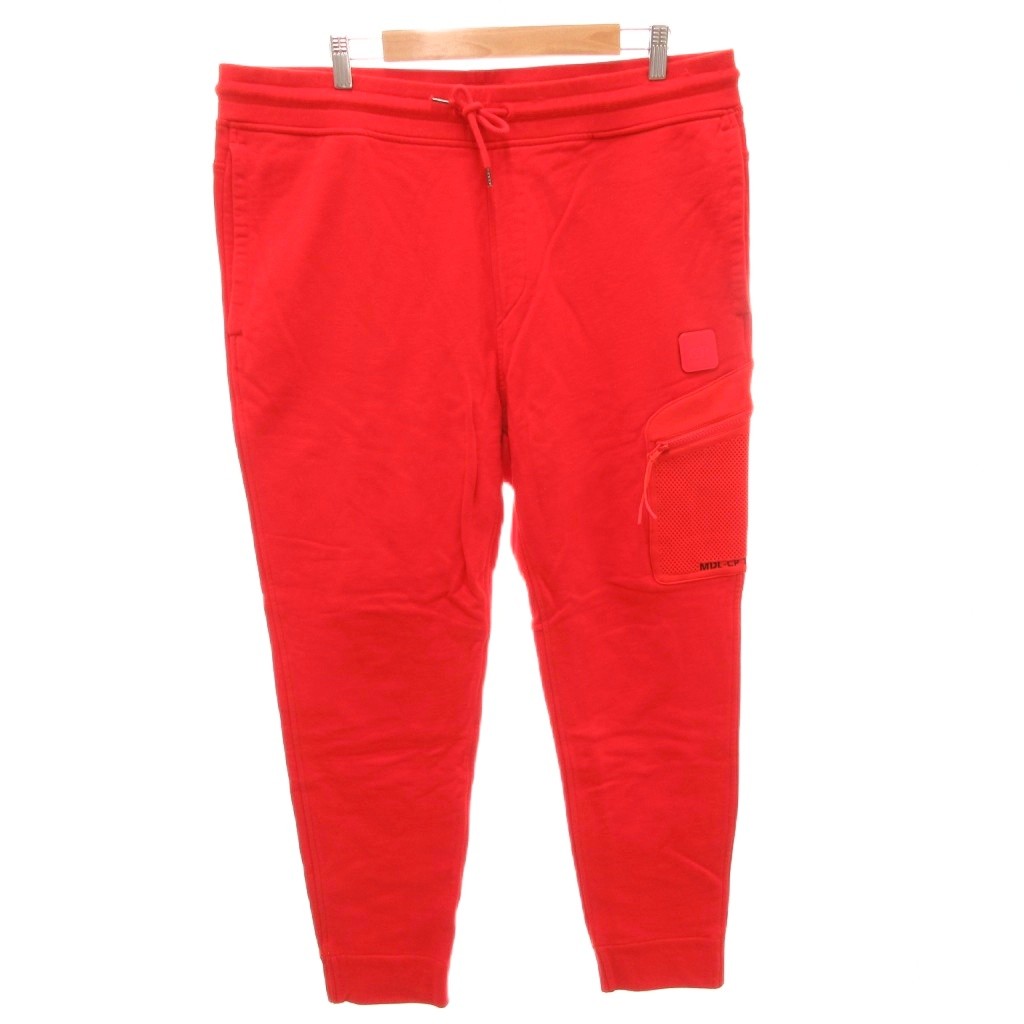 【中古】シーピーカンパニー C.P.COMPANY メッシュポケットパンツ スウェット イージー ゴムウエスト ロゴ XXL オレンジ /FF ■GY62 メンズ 【ベクトル 古着】 260212