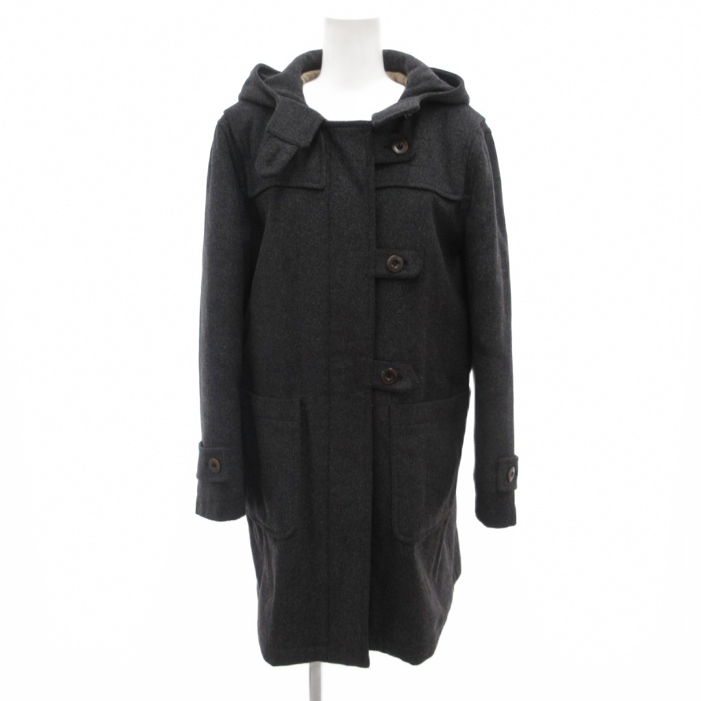 【中古】マックスマーラ ウィークエンドライン MAX MARA WEEKEND LINE 中綿コート ジップアップ ボタン メルトン 38 グレー /JS ■GY62 レディース 【ベクトル 古着】 260310|ブランド古着の買取販売ベクトル