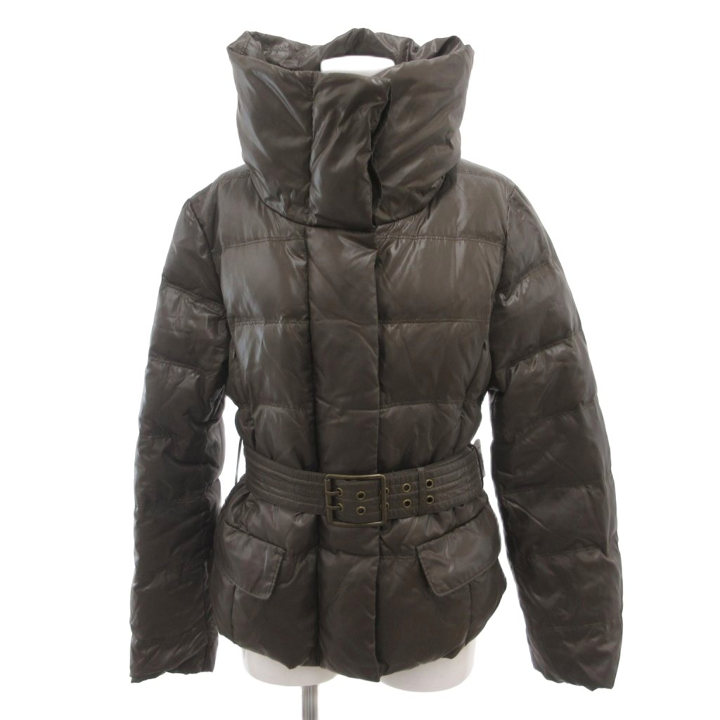 【中古】マックスマーラ 土日伝達ルート MAX MARA WEEKEND LINE 打ち倒す上衣 上衣 ジップアップ 胴締め付 40 茶 赤銅色 /JS ■GY62 レディース 【ベクター 古着】 260309 コート・ジャケット-レディースファッション
