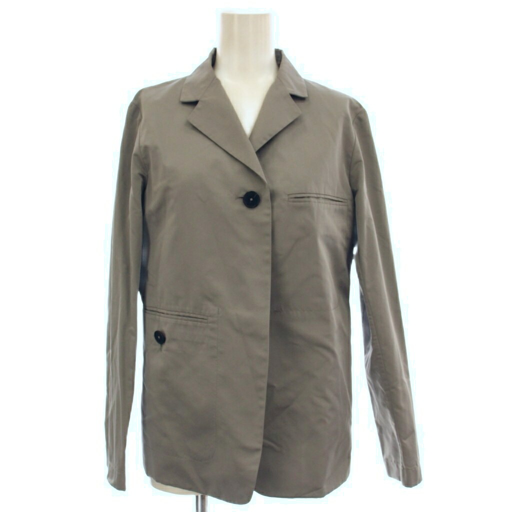【中古】ジルサンダー JIL SANDER ジャケット 上着 絹 シルク 34 グレー テーラードカラー 長袖 シングルブレスト JK JW HS 0006 /GG ■ECD002 レディース 【ベクトル 古着】 260309 9,159円