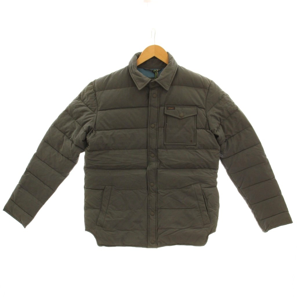 【中古】未使用品 ペンフィールド Penfield ダウンジャケット 上着 S チャコール 長袖 レギュラーカラー キルティング PF0811W13011 /GG ■ECD002 メンズ 【ベクトル 古着】 260310|ブランド古着の買取販売ベクトル