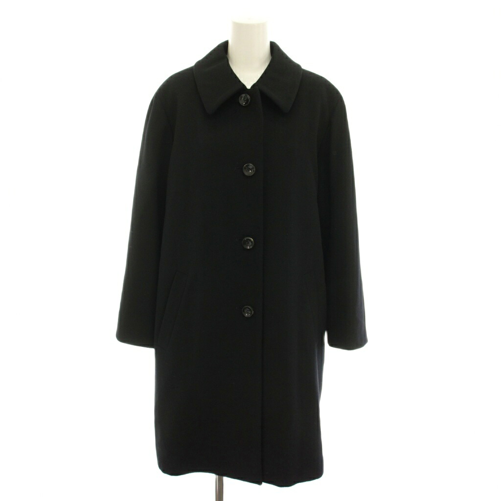 【中古】ヴェスティナ 東京スタイル VESTINA TOKYO STYLE ステンカラーコート アウター カシミヤ 9 黒 ブラック 30906004 /YT ■ECC002 レディース 【ベクトル 古着】 260310 7,425円