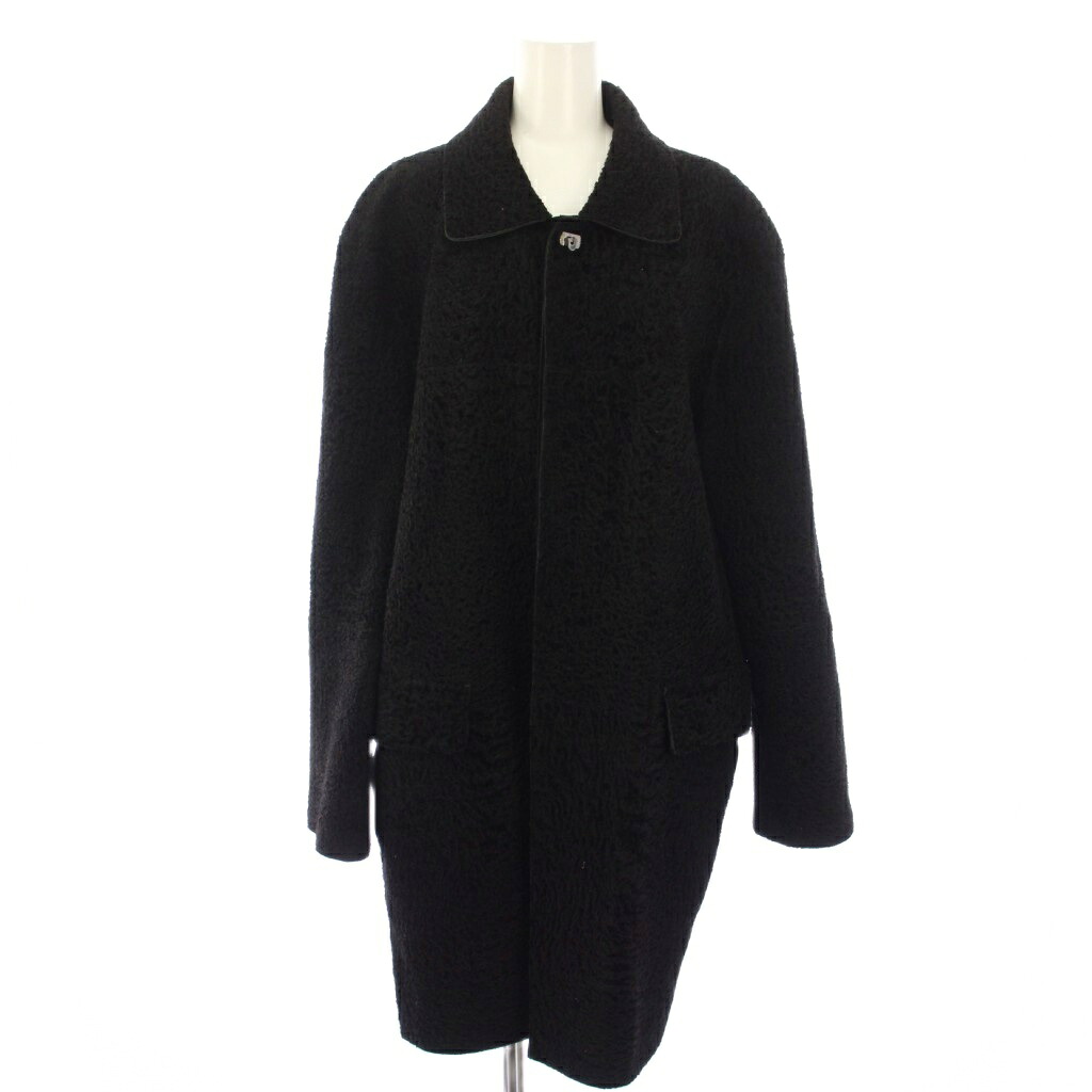 【中古】ノースビーチ NORTH BEACH ラムレザーコート アウター 黒 ブラック /TK ■ECB002 レディース 【ベクトル 古着】 260319