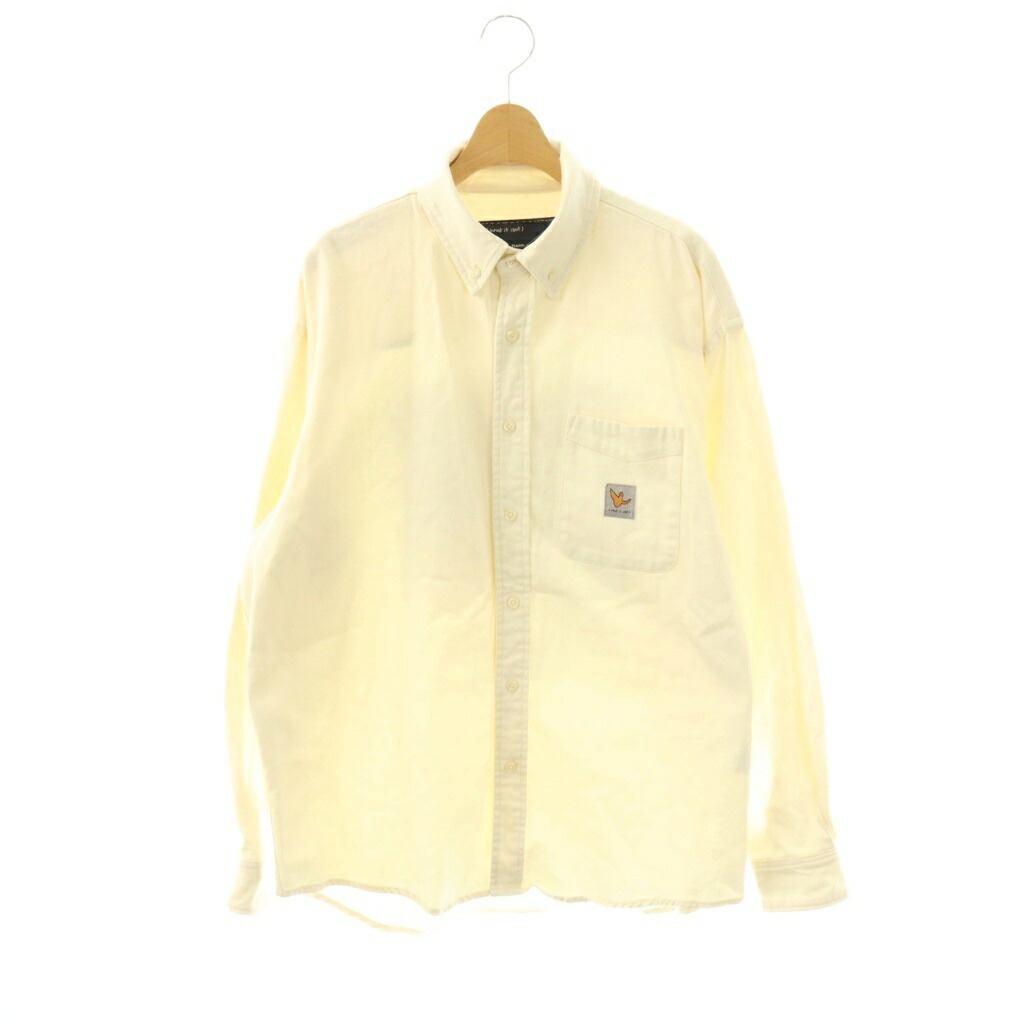 【中古】マークゴンザレス MARK GONZALES シャツ 長袖 M アイボリー マルチカラー /DO ■ECE003 メンズ 【ベクトル 古着】 260319