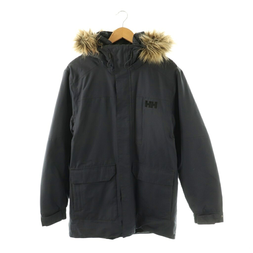 【中古】ヘリーハンセン HELLY HANSEN 中綿ジャケット フード M チャコール /ES ■ECE003 メンズ 【ベクトル 古着】 260317 7,821円
