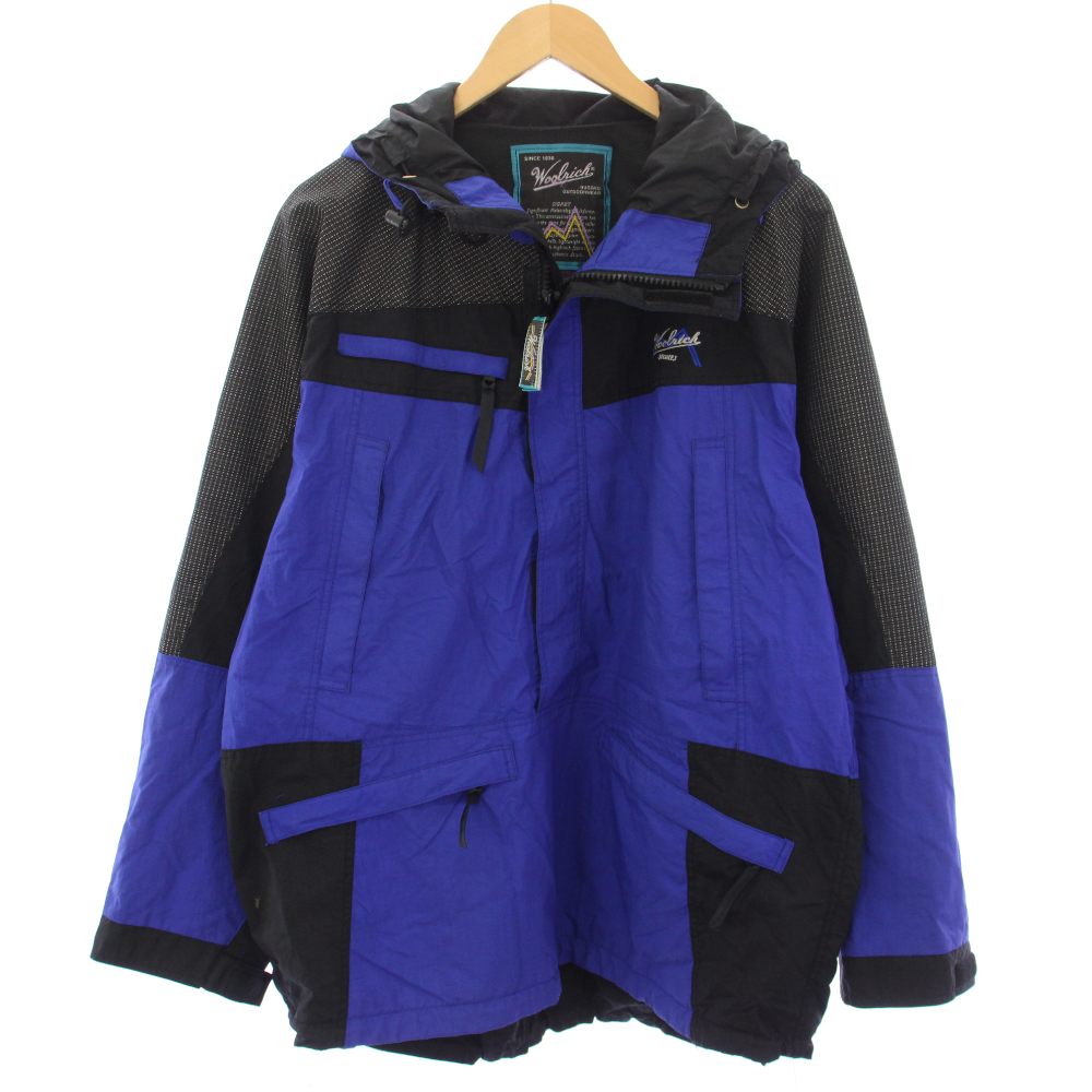 【中古】ウールリッチ WOOLRICH マウンテンパーカー ジップアップ M 青 ブルー UWG162 /TK ■ECA003 メンズ 【ベクトル 古着】 260330