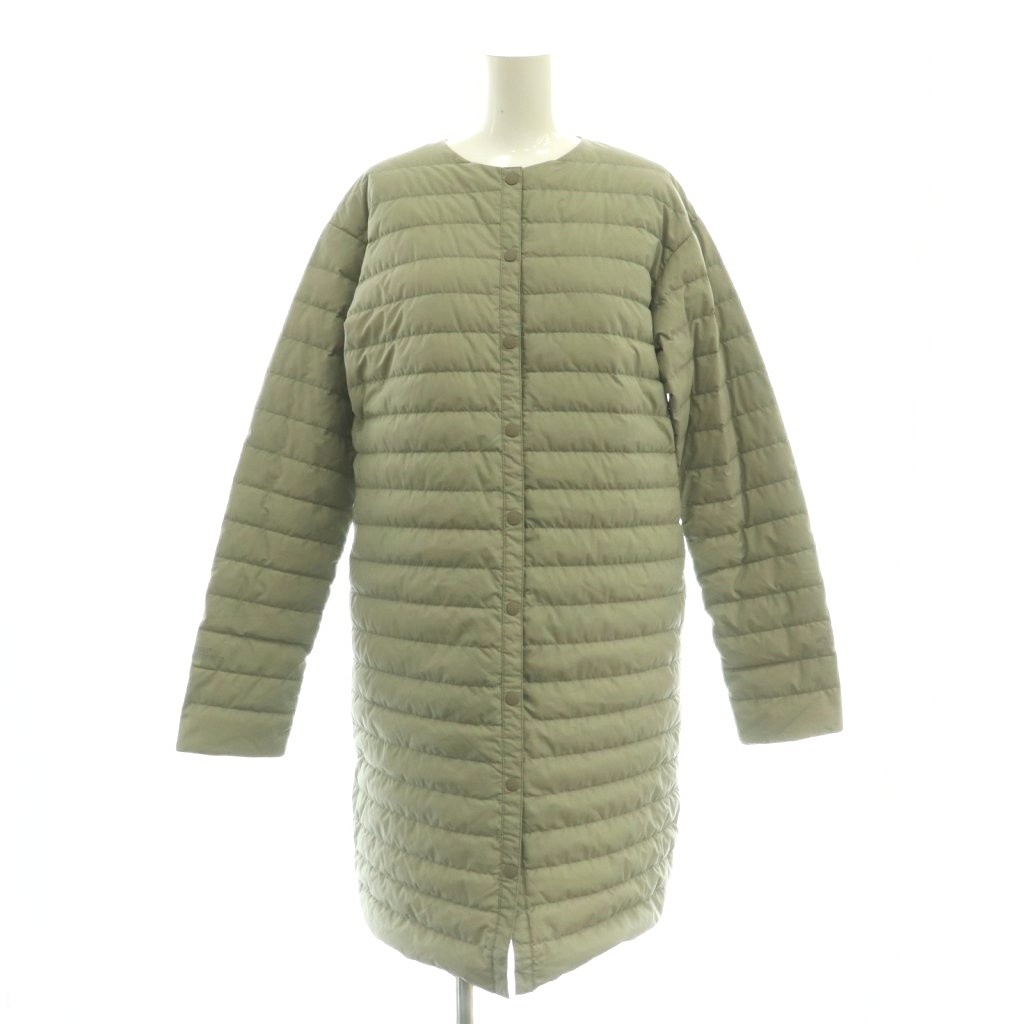 【中古】ザノースフェイス THE NORTH FACE 落ちこむ上衣 ロング M カーキ色 /SY ■os レディース 【ベクター 古着】 260416