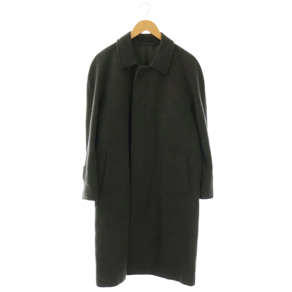 【中古】ピエールカルダン Pierre Cardin カシミヤコート ステンカラー アウター 0304 グレー /CX ■GY49 メンズ 【ベクトル 古着】 260406｜ブランド古着の買取販売ベクトル
