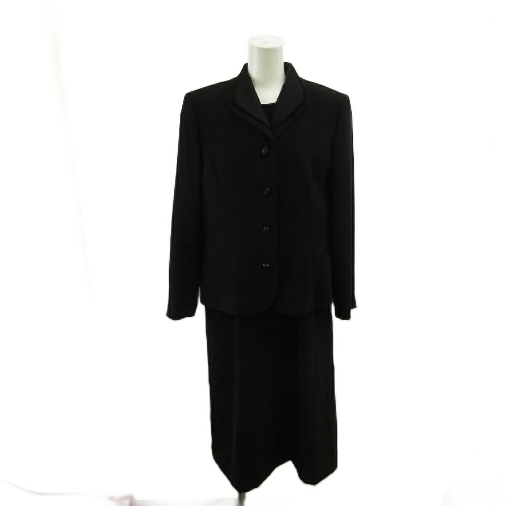 【中古】ドレリード D\'REREAD-af フォーマル 13AR 黒 ブラック 無地 長袖 重ね襟 /MD ■GY99 レディース 【ベクトル 古着】 260331