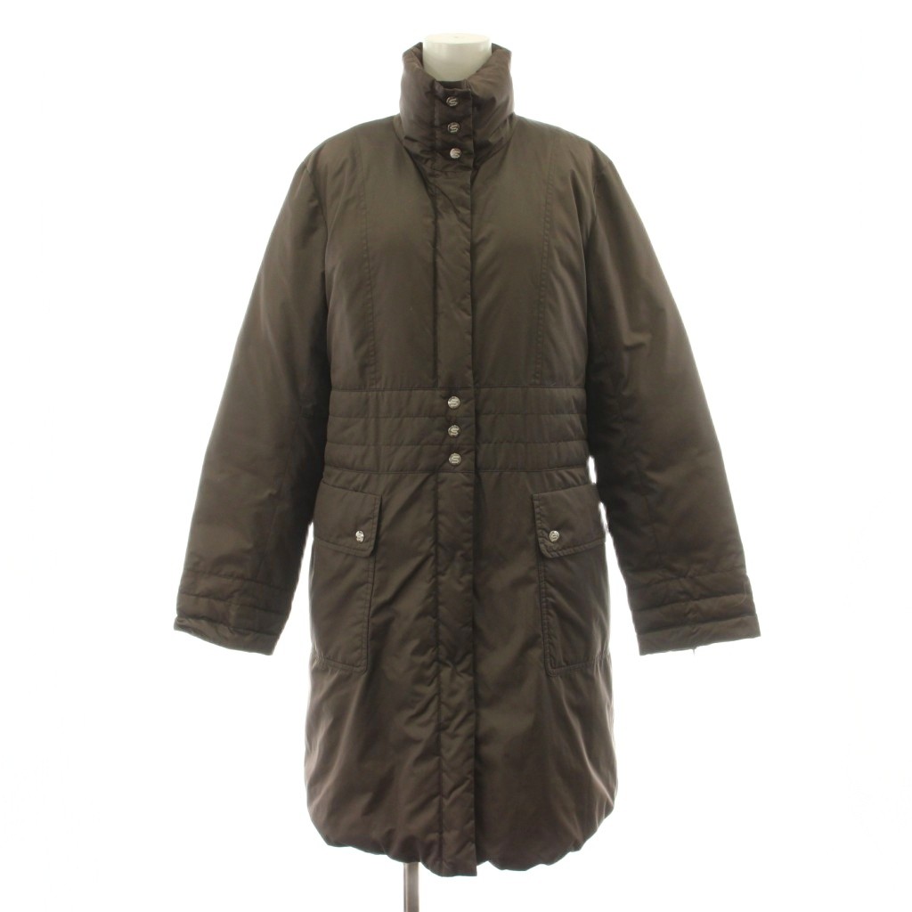 【中古】ソニア ソニアリキエル SONIA SONIA RYKIEL ダウンコート ロング スタンドカラー ジップアップ 38 茶 ブラウン CCMWYSW0001 /KU ■ECB003 レディース 【ベクトル 古着】 260403｜ブランド古着の買取販売ベクトル