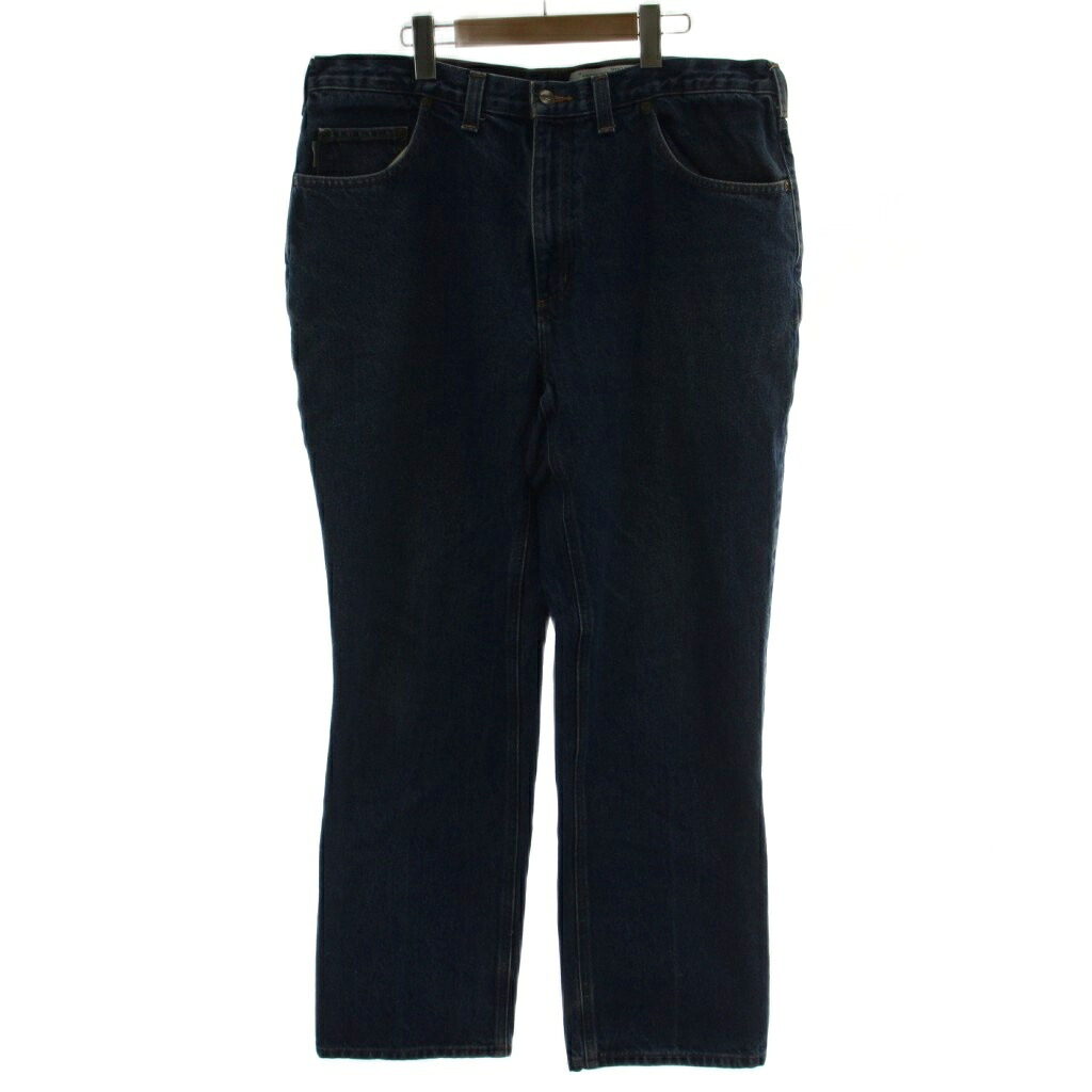 【中古】カーハート carhartt デニム ジーンズ 38/32 青 ブルー フルレングス 長ズボン /GG ■ECD003 メンズ 【ベクトル 古着】 260407