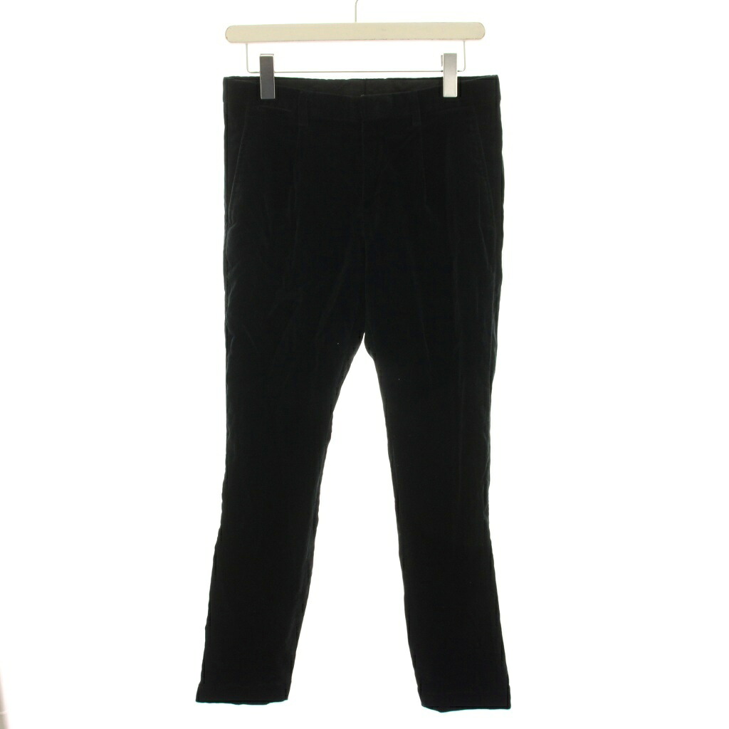 【中古】5351プールオム 5351 POUR LES HOMMES ベロアパンツ 44 黒 ブラック 無地 長ズボン 02331052015 /YM ■ECD003 メンズ 【ベクトル 古着】 260407