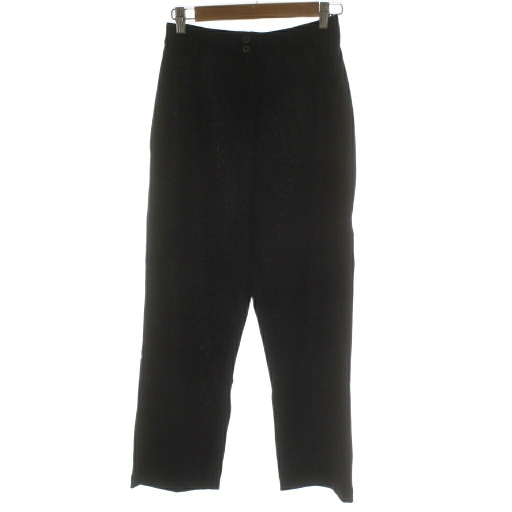【中古】ジルサンダー JIL SANDER パンツ スラックス 34 黒 ブラック 長ズボン /GG ■ECD003 レディース 【ベクトル 古着】 260406