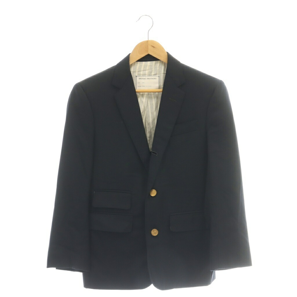【中古】ブルックスブラザーズ BROOKS BROTHERS 上衣 テーラード 背抜き 金名取り草 羊毛 BBO 米国海軍 /DO ■GY62 メンズ 【ベクター 古着】 260507